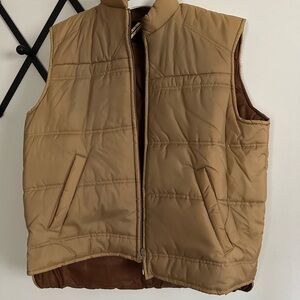 VINTAGE Sears Beige Outerwear Vest